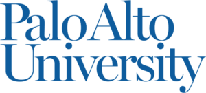 Stacked text logo for Palo Alto University