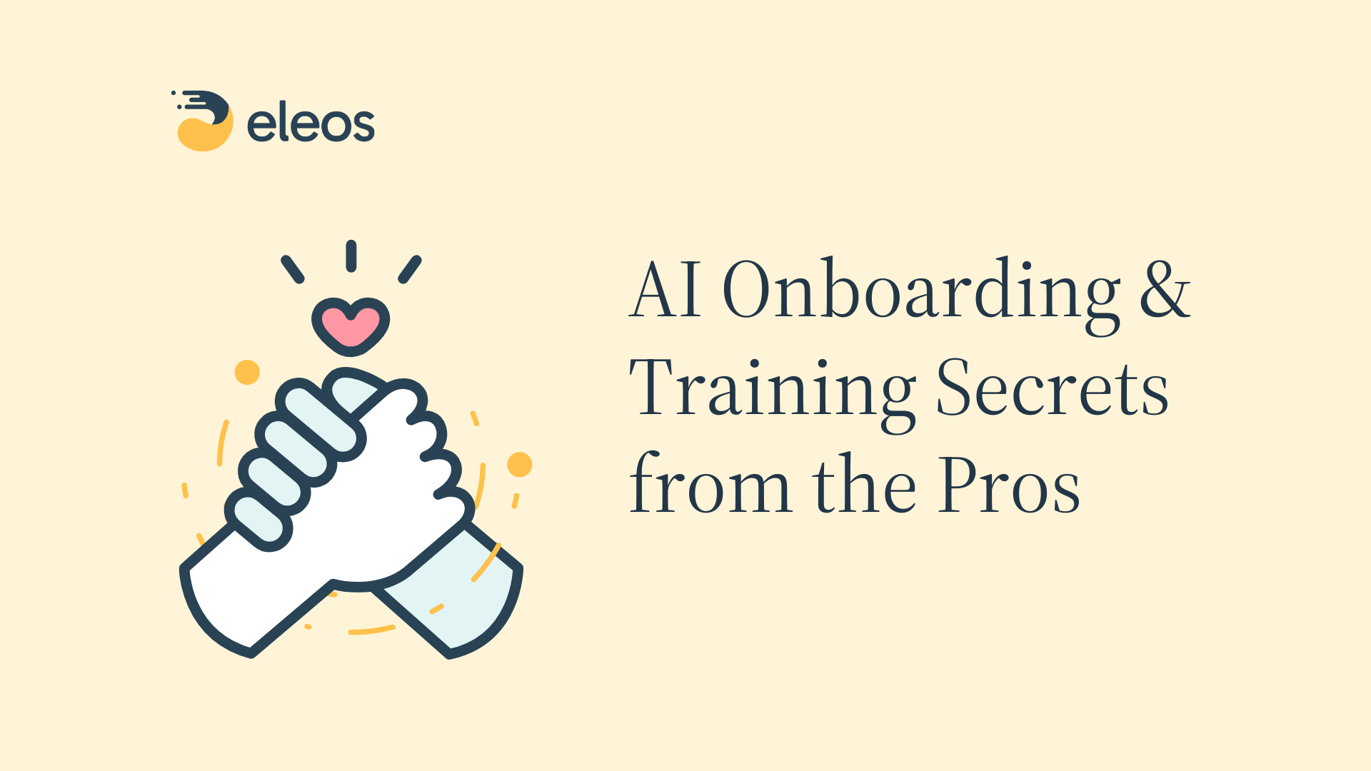 Blog recap of podcast episode on AI onboarding and training tips
