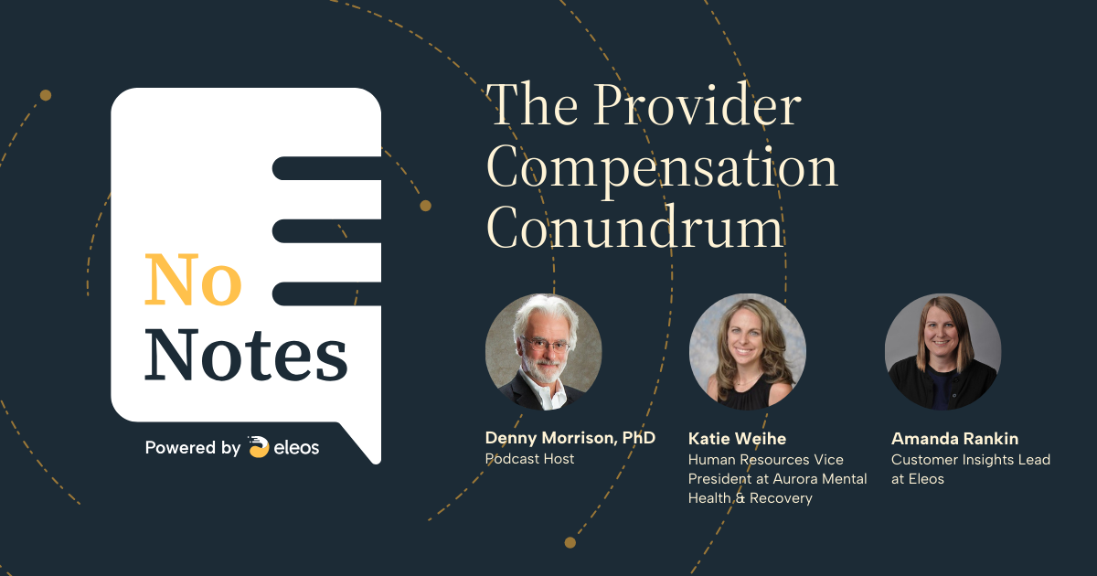 Podcast feature image for episode on provider compensation