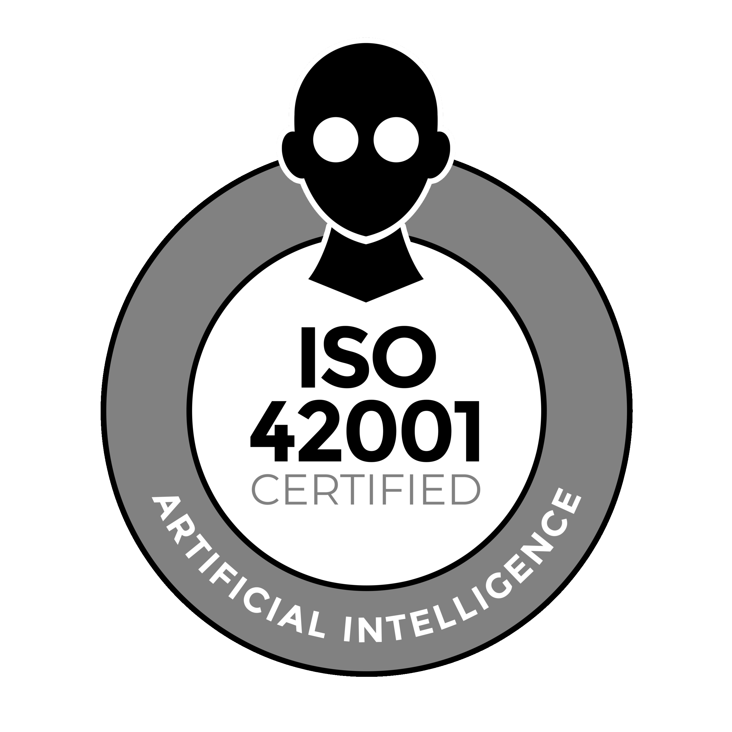 Eleos ISO 42001 certification seal
