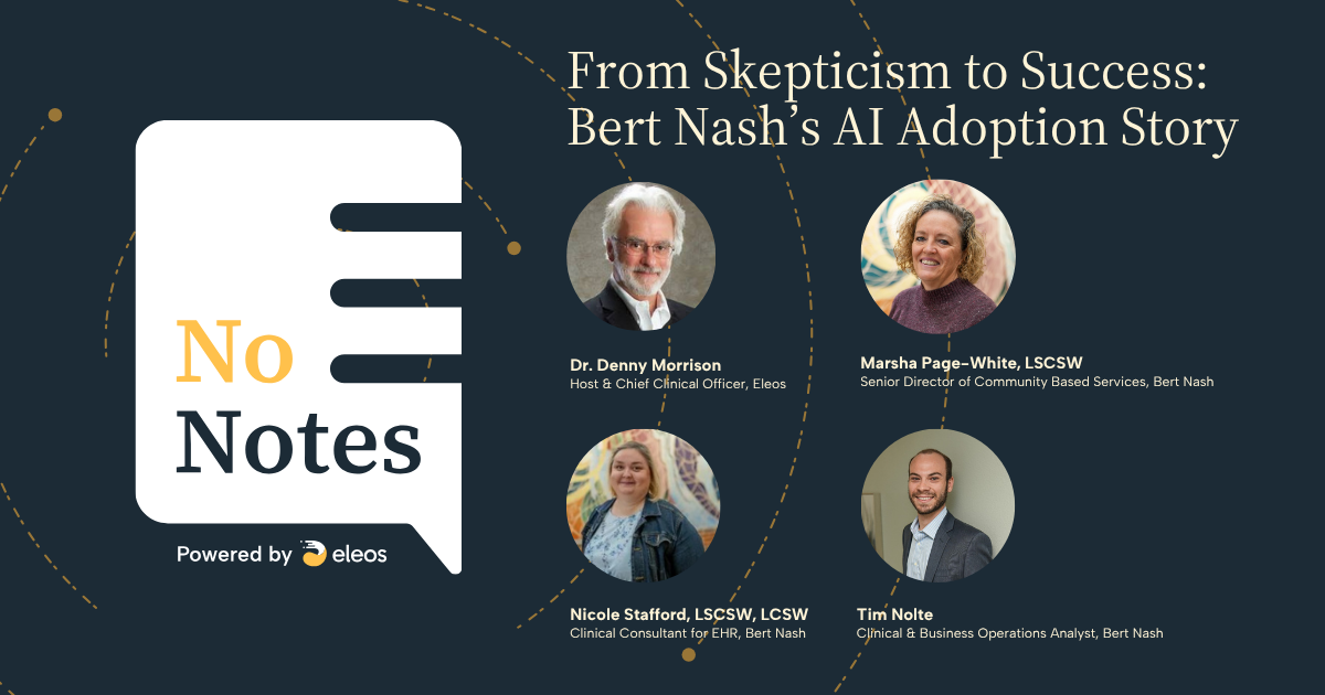 Podcast feature image for Bert Nash customer story episode