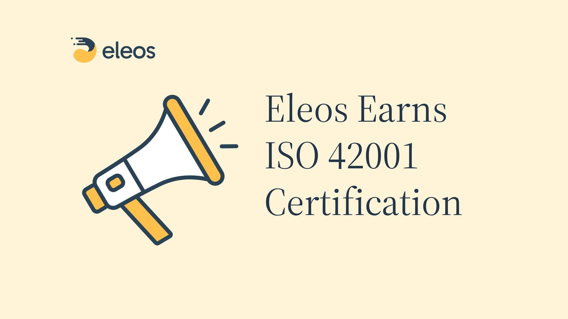 Feature image for press release announcing ISO 42001 certification