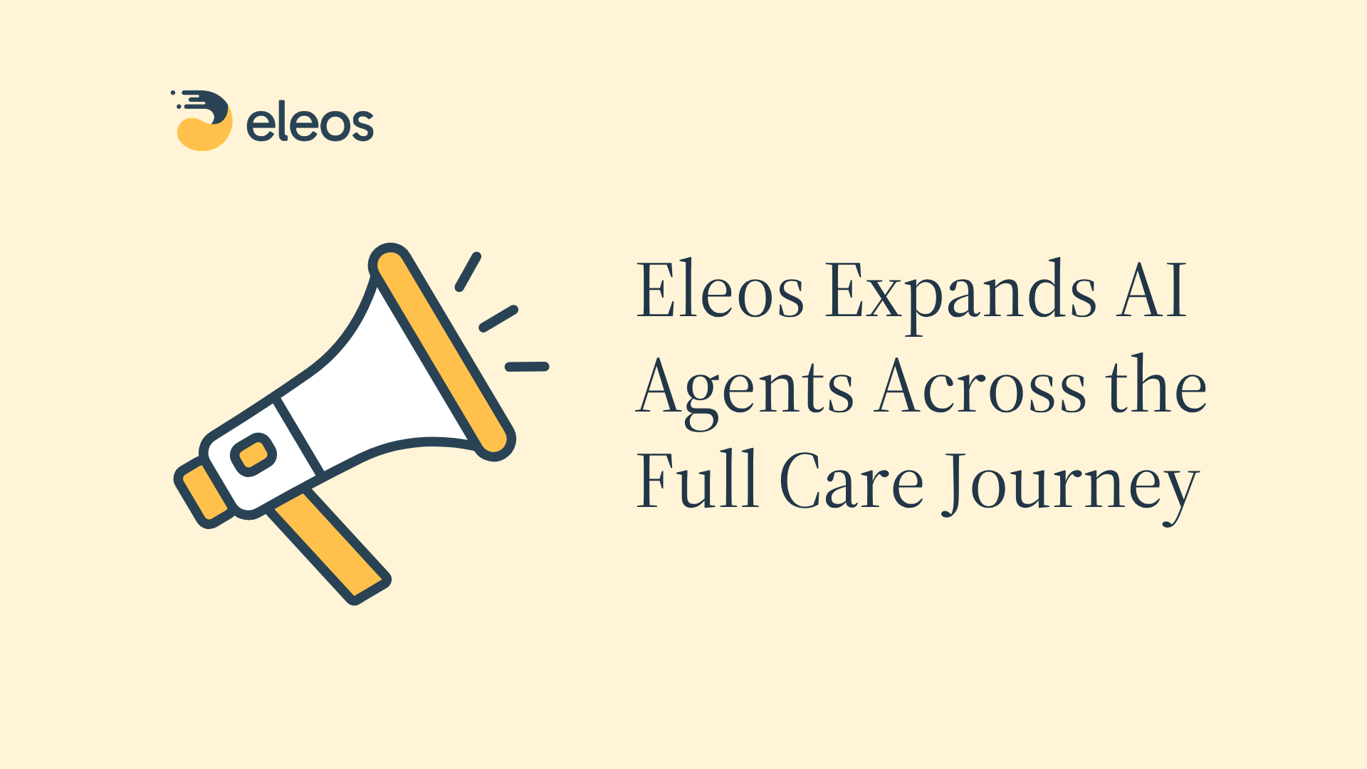 Eleos launches system of action for community-based care